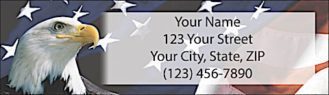 Spirit of America Return Address Label