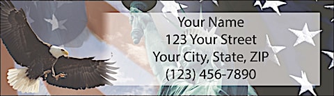 Spirit of America Return Address Label