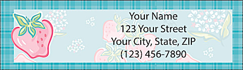 Strawberry Fields Return Address Label