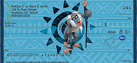 Disney's The Lion King Personal Checks