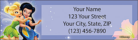 Disney's Tinker Bell & Friends Return Address Label