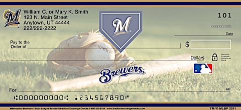 Milwaukee Brewers  MLB&reg; Personal Checks