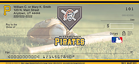 Pittsburgh Pirates MLB&reg; Personal Checks