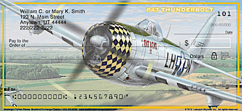 Nostalgic Fighter Planes Personal Checks