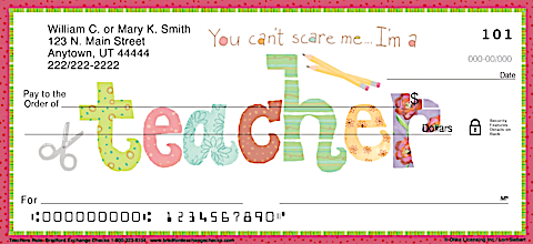Teachers Rule! Personal Checks