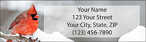 Cardinals Return Address Label