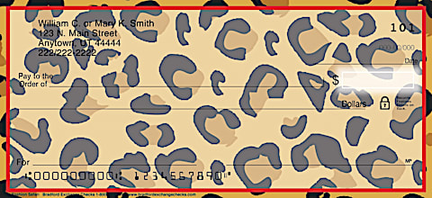 Fashion Safari Personal Checks