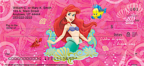 Disney's The Little Mermaid Personal Checks