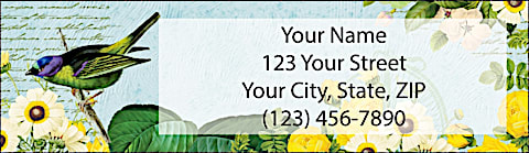 Garden Whispers Return Address Label