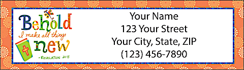 Words of Faith Return Address Label
