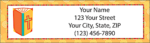 Words of Faith Return Address Label