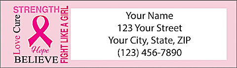 Hope for a Cure Return Address Label