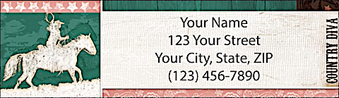 Country Diva Return Address Label