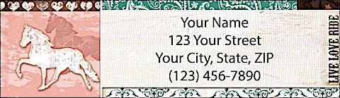 Country Diva Return Address Label