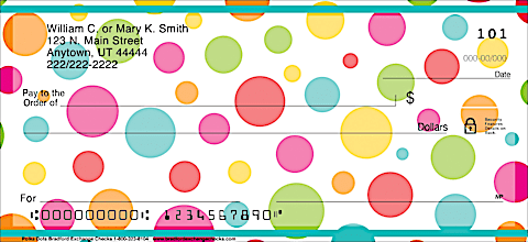 Polka Dots Personal Checks