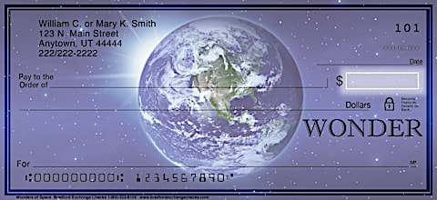 Wonders of Space Personal Checks
