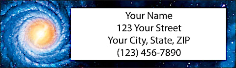 Wonders of Space Return Address Label