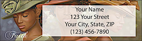 Sunday Hats Return Address Label