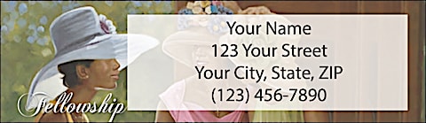 Sunday Hats Return Address Label