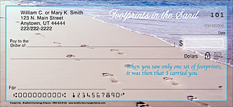 Footprints Personal Checks