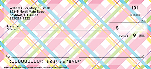 Mad for Plaid Personal Checks