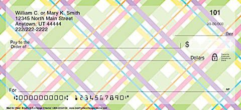 Mad for Plaid Personal Checks