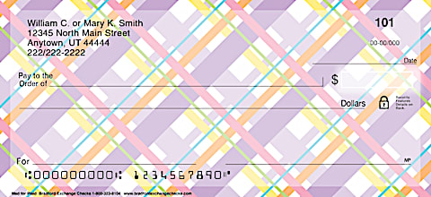 Mad for Plaid Personal Checks