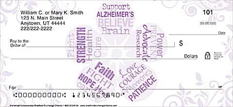 Alzheimers Awareness Personal Checks