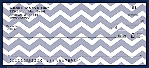 Chevron Chic Personal Checks