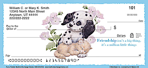 Furry Friends Personal Checks