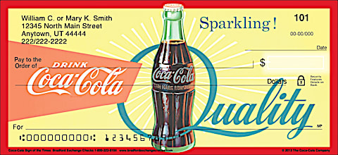 Coca-Cola&reg; Sign of the Times Personal Checks