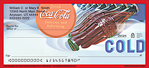 Coca-Cola&reg; Sign of the Times Personal Checks