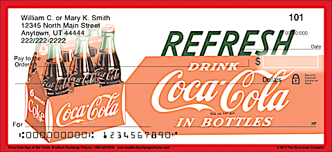 Coca-Cola&reg; Sign of the Times Personal Checks