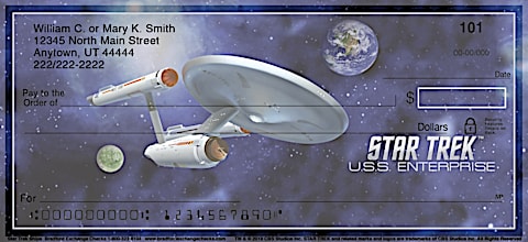 Star Trek Ships Personal Checks
