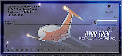 Star Trek Ships Personal Checks