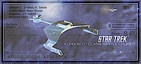 Star Trek Ships Personal Checks