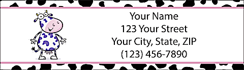 Farm Animal Antics Return Address Label