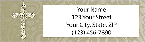 The Rosary Prayer Return Address Label