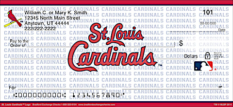 St. Louis Cardinals MLB&reg; Logo Personal Checks