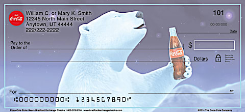 Coca-Cola&reg; Polar Bears Personal Checks