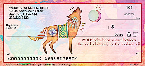 Animal Wisdom Personal Checks