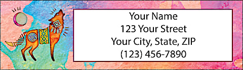 Animal Wisdom Return Address Label