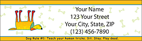 Dog Wisdom Return Address Label