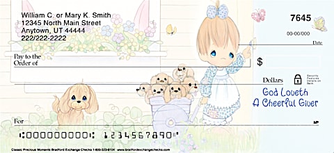 Classic Precious Moments Personal Checks