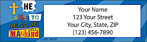 Super Powers Return Address Label