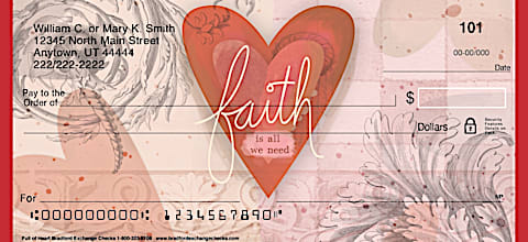 Full of Heart Personal Checks