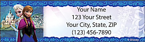 Disney's Frozen Return Address Label