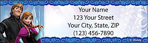 Disney's Frozen Return Address Label