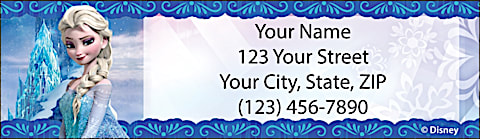 Disney's Frozen Return Address Label