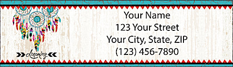 Dreamcatchers Return Address Label